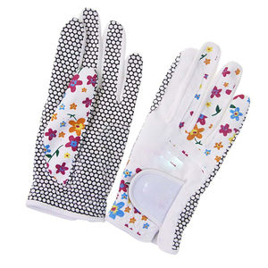 Fabricante personalizado OEM guantes de golf de invierno para hombres de color a granel Cabretta cuero lavable impresión adulto deportes equipo - Product Image 4