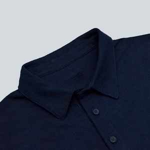 เสื้อเชิ้ตผู้ชายผ้าถักเป็นมิตรกับสิ่งแวดล้อม 100% ผ้าฝ้าย แขนสั้น ทรงเข้ารูป สวมใส่สบาย เหมาะสำหรับใช้ในชีวิตประจำวัน - Product Image 4