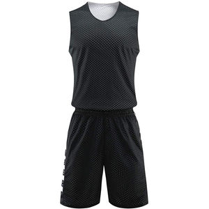 Maillots de basket-ball réversibles en maille polyester 100% sur mesure dernière conception hommes uniformes de basket-ball chiffres impression par sublimation - Product Image 6