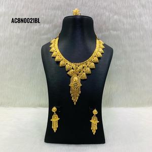 สร้อยคอทองเหลืองชุบทองแนววินเทจลายดอกไม้กล่องลายทางศาสนาสำหรับงานแต่งงานช้อปปิ้งออนไลน์ - Product Image 1