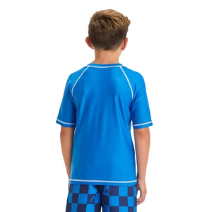 Camiseta de protección contra sarpullidos de secado rápido con estampado personalizado por sublimación para niños - Product Image 6