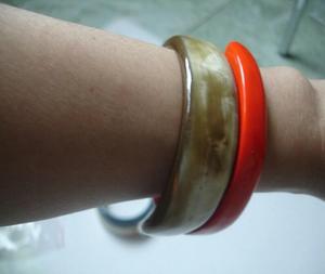 Pulsera Elegante de Moda Internacional f s, Joyería de Cuerno de Búfalo con Elegancia Deslumbrante, Brazaletes Elegantes para Mujer - Product Image 3