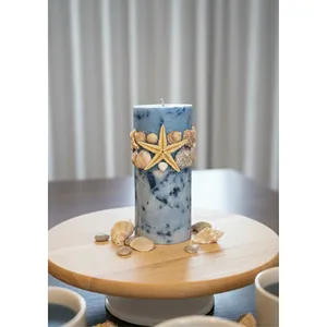 <b>Paraffin</b> Scented Ocean Starfish Home Decorative Candle - Product Image 1