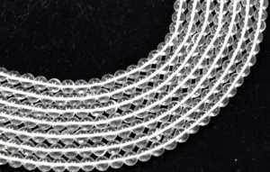 Perles Rondes en Quartz Cristal AAA de 8 mm, Design Magnifique, Vente en Gros, pour la Fabrication de Bijoux Anshul Impex RB-CRY-8 - Product Image 2