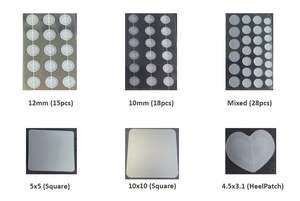 Patch coréen hydrocolloïde organique à l'acide salicylique pour l'élimination de l'acné, 12mm*12pcs/feuille, marque privée, prévention de l'acné, couvre-tout pour les boutons - Product Image 2