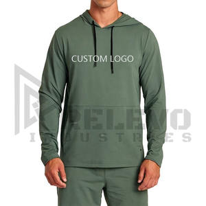 Nuevo estilo transpirable Plain Essentials Pullover Hoodie Sudaderas con capucha en blanco con bolsillos con cremallera en el lado Algodón Spandex Hoodie Hombres - Product Image 4