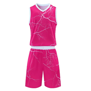 High Quality Plus Size Basketball Team polyester material Uniforms Sets Quick Dry Athletic <b>Shorts</b> With Pockets Custom - Product Image 4