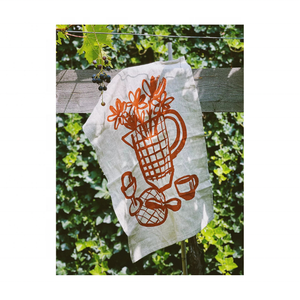 Gaufré personnalisé brodé 100% coton Golf Design torchons de cuisine doux lavables pour un usage domestique certifié GOTS - Product Image 6