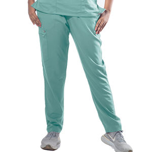 Taille haute femmes décontracté gommage pantalon soins infirmiers hôpital uniforme femme haut gommage ensembles Cargo pantalon vêtements de travail costume - Product Image 3