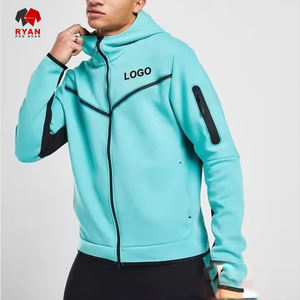 ชุดวอร์มมีฮู้ดสำหรับผู้ชาย Ryan Pro Gear สำหรับฤดูหนาว ป้องกันแบคทีเรีย ไซส์ใหญ่ เป็นมิตรกับสิ่งแวดล้อม ระบายอากาศได้ดี ดีไซน์ 2-in-1 เอวยางยืด ลายพิมพ์ - Product Image 2