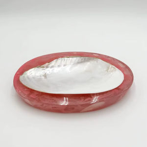 ถาดและชามเรซิ่นอีพ็อกซี่ทำมืออย่างมีศิลปะ สำหรับการรับประทานอาหารสุดหรู งานเฉลิมฉลอง และการมอบของขวัญ - Product Image 1