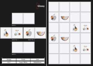 Carreaux muraux en céramique de haute qualité 300x600mm pour salle de bain et cuisine, surface brillante mate effet sucre, pour design mural intérieur luxueux - Product Image 2