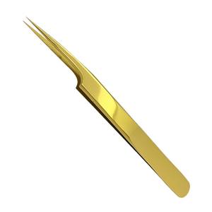 Pince à épiler en acier inoxydable de haute qualité pour extensions de cils Pince à épiler Volume d'extension de cils avec logo personnalisé gratuit - Product Image 3