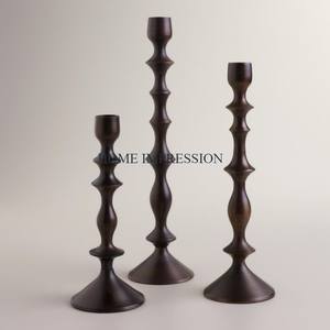 Marvelous Top <b>Sale</b> Handmade Candle Holder Vintage Grey Color Aluminum Lights Candle Holder <b>for</b> Hotels and Restaurant Table Ware - Product Image 2