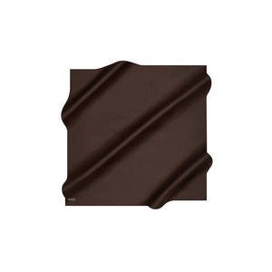 Floral Silk <b>Square</b> <b>Scarf</b>-Brown Polyester Alternative - Product Image 1