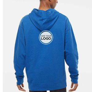 Sudadera con capucha básica ajustada para hombre, ligera, de manga larga, gruesa, al por mayor - Product Image 4