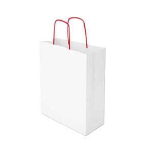 ถุงบรรจุภัณฑ์กระดาษคราฟท์พร้อมที่จับพิมพ์โลโก้สีสำหรับซื้อของชำและของขวัญที่บรรจุในกล่อง - Product Image 6