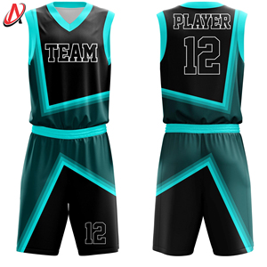 Uniformes Deportivos Personalizados Transpirables de Talla Grande para Baloncesto, Camisetas de Secado Rápido de Poliéster, Pantalones Cortos Estampados al por Mayor - Product Image 3