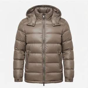 Chaqueta Acolchada Tejida de Invierno para Mujer, 100% de Alta Calidad, Impermeable, con Exterior de Seda y Forro de Felpa, Moderna, Transpirable, para Otoño e Invierno - Product Image 1