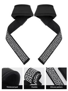 Custom Weightlifting <b>Wrist</b> <b>Straps</b> with Neoprene Padding Heavy Duty Gym Lifting <b>Straps</b> for Strength Training OEM Wholesale - Product Image 2