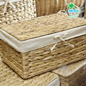 PRODUCTO CALIENTE Cesta de jacinto de agua versátil para alimentos y artículos de cocina Perfecta para organizar - Product Image 2