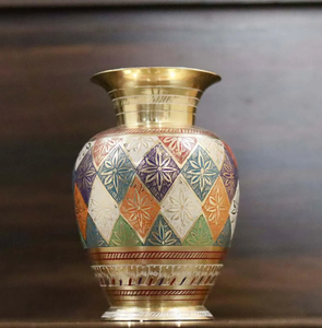 Chrome Plated American Style Eco-Friendly Flower <b>Vase</b> in customized sizes Aluminum Home <b>Decorative</b> <b>Vase</b> Direct Sale Handmade Pot - Product Image 2