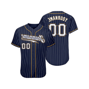 Maillots de baseball personnalisés de haute qualité avec broderie et impression personnalisées, idéaux pour les fans d'équipes et les équipements de sport - Product Image 2