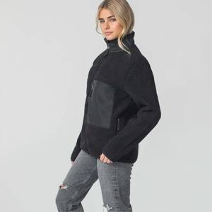 Veste polaire Sherpa à glissière intégrale de haute qualité-Vêtements d'extérieur chauds et confortables avec fermeture éclair-Idéal pour l'hiver et les vêtements décontractés - Product Image 2
