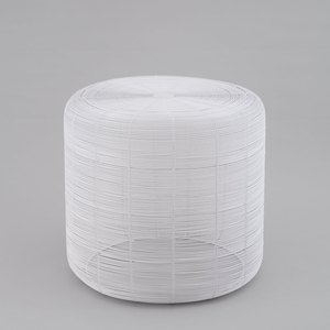 Taburete Redondo de Hierro con Acabado Negro, Perfecto para el Hogar, Sala de Estar, Muebles Decorativos, Otomanas y Taburetes - Product Image 5