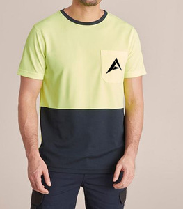 Nouveau Style d'été à la mode évacuation de l'humidité séchage rapide t-shirt léger à manches courtes pour hommes avec logo et broderie personnalisés - Product Image 3