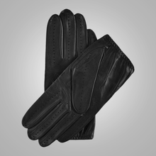 Nuevos guantes de invierno para hombre al por mayor, piel de oveja suave negra, cómodos guantes de conducción de piel de cordero, estilo liso para uso en exteriores - Product Image 4