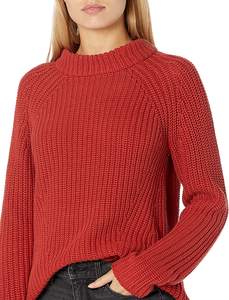 Jersey cuello redondo Navidad muñeco de nieve Jacquard feo mujeres suéter señora ropa de punto - Product Image 4