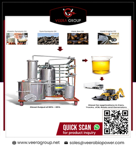 Máquinas de destilación Veera D50sc de tecnología avanzada de alta calidad para residuos de aceite a diésel industrial - Product Image 4