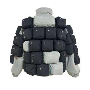 Blouson court matelassé en toile style clavier, populaire, nouveau, épais, unisexe, chaud pour l'hiver, vente en gros, très demandé - Product Image 2