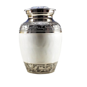 Nouvelle vente d'urnes funéraires en métal pour cendres humaines et pour des moments mémorables Urnes pour adultes de couleur antique - Product Image 5