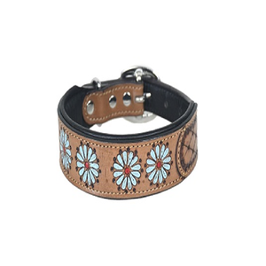 Collares y correas de cuero Premium para perros, hermosos tallados a mano y pintados, duraderos y elegantes, directos de fábrica - Product Image 3