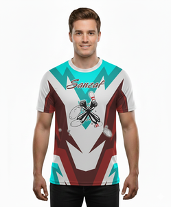 Camisetas de Fútbol para Niños, Transpirables, de Manga Corta, con Estampado por Transferencia de Calor y Números de Equipo, 100% Poliéster - Product Image 1