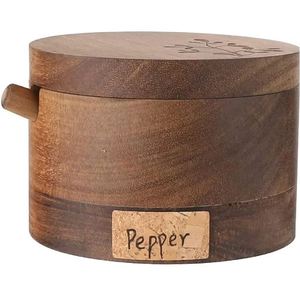 Ustomized-coctelera clásica de madera para sal y pimienta, herramienta para hierbas y especias para restaurante comercial, vajilla de mesa para hogar y hotel - Product Image 1