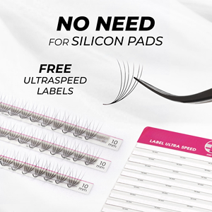 Stock 0.07mm 6D 7D Promade Fans Extension de cils 10D 12D 0.05mm C CC D L M curl Pre Made Long Stem Premade Fans - Product Image 4