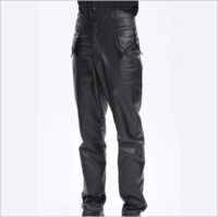 Pantalones Cargo de Mezclilla Negros Transpirables de Cintura Media para Hombre, Estilo Gótico, Punk, con Cadena, Ecológicos, Casuales, para Fiesta, Hip Hop, Streetwear, Edgy