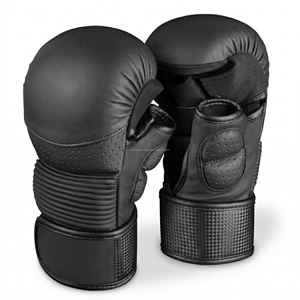 Custom Lightweight PU Leather Sanda Shooting Gloves for MMA Muay Thai and Martial Arts Training-Unisex Gloves - Product Image 1