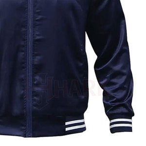 แจ็กเก็ตนักบินน้ำหนักเบาของผู้ชายเสื้อแจ็คเก็ตบอมเบอร์ผ้าแคนวาสสีในสไตล์ระบายอากาศได้ดี - Product Image 6