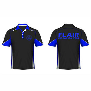 Gran oferta de algodón 100% para hombre, camiseta Polo personalizada de buena calidad, Color sólido, estilo informal, patrón, 180g, tela, peso frontal - Product Image 3