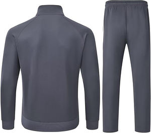 Conjunto Deportivo con Chaqueta de Cuello Alto en Tela de Poliéster, Cierre Frontal y Pantalones con Cintura Elástica a Juego - Product Image 2