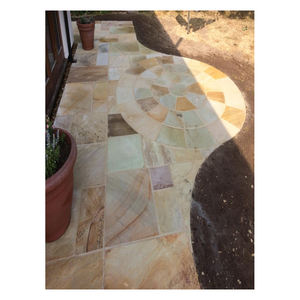 Paquete de patio de menta de alta calidad Decoración de piso al aire libre Aspecto moderno Premium Acabado pulido Arenisca Precio competitivo-Exportador mayorista - Product Image 4