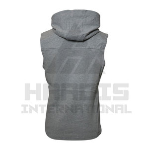 Pakistan Made <b>Men</b> <b>Sleeveless</b> <b>Hoodie</b> Solid Color Top Quality Customized <b>Men</b> <b>Sleeveless</b> <b>Hoodie</b> for Sale - Product Image 3