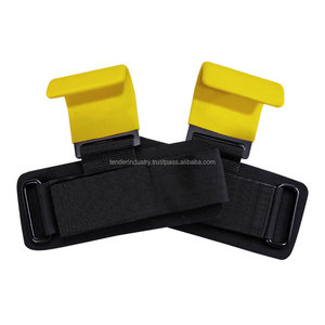 Gancho de material metálico para levantamiento de pesas, correas para levantamiento de pesas, correa para levantar - Product Image 2