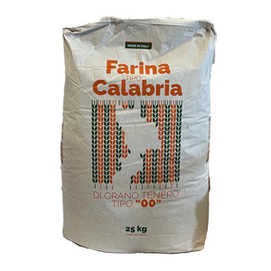 Harina italiana de calidad superior "Calabria" 25kg tamaño pan panecillos rollos bizcocho sable pasta pizzas pizza venta - Product Image 1