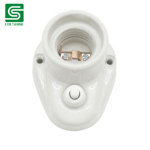 ซ็อกเก็ตพอร์ซเลน <span class=keywords><strong>E27</strong></span>พร้อมขั้วต่อการเชื่อมต่อที่รวดเร็วตัวยึดโคมไฟแบบลวดในตัวง่ายสำหรับการติดตั้งหลอดไฟโบราณที่ไม่ยุ่งยาก - Product Image 6