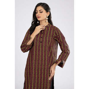 Conjunto Coordinado Cambric Lacquar para Uso Diario WGK-CMW-SP-3356, Top y Pantalón Estampados para Comodidad y Estilo - Product Image 2